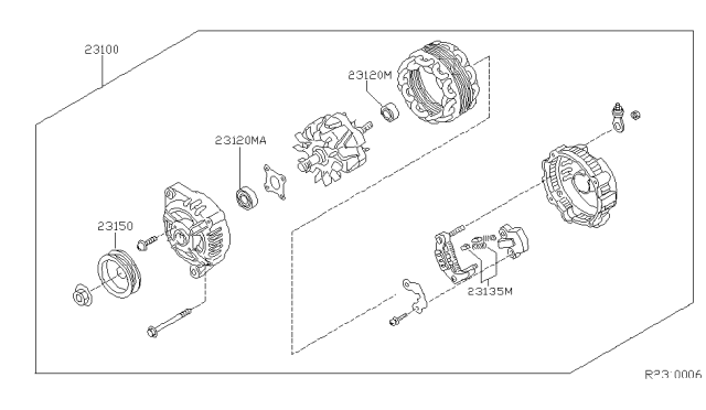 2000 Nissan Sentra Alternator Diagram 1