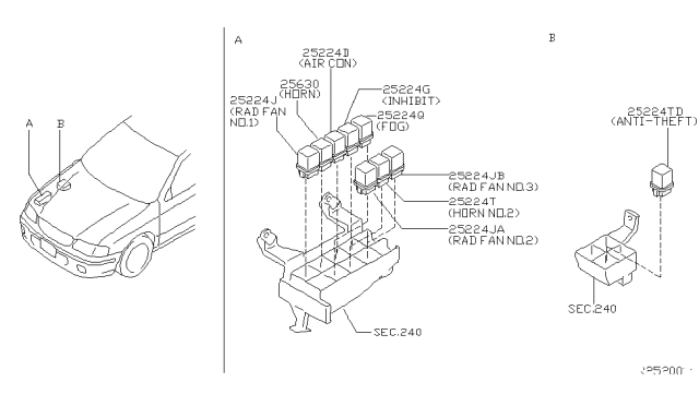 2003 Nissan Sentra Relay Diagram 1