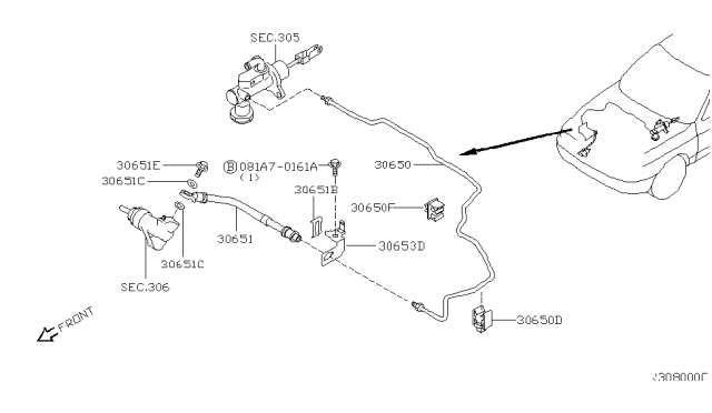 2003 Nissan Sentra Clutch Piping Diagram 3