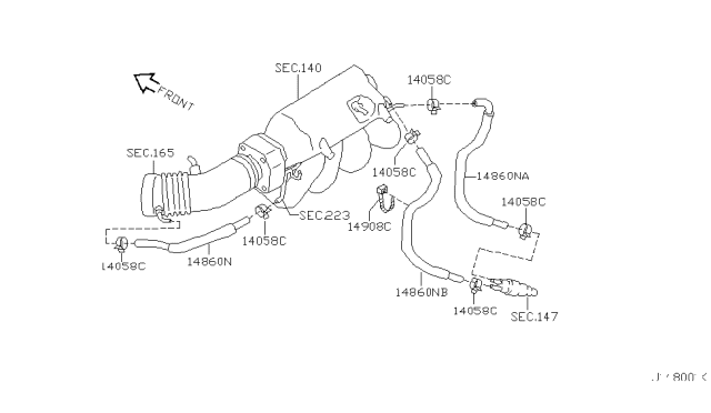 2001 Nissan Sentra Secondary Air System Diagram 2