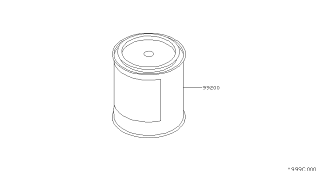 1992 Nissan Hardbody Pickup (D21) Paint Touch Up C/#426 Lt Blue Diagram for KU105-42686