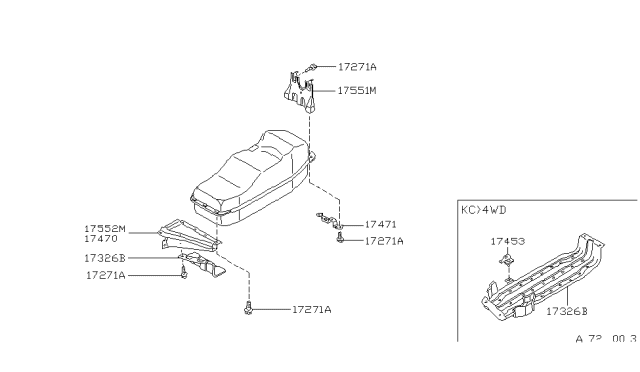 1992 Nissan Hardbody Pickup (D21) Fuel Tank Diagram 2