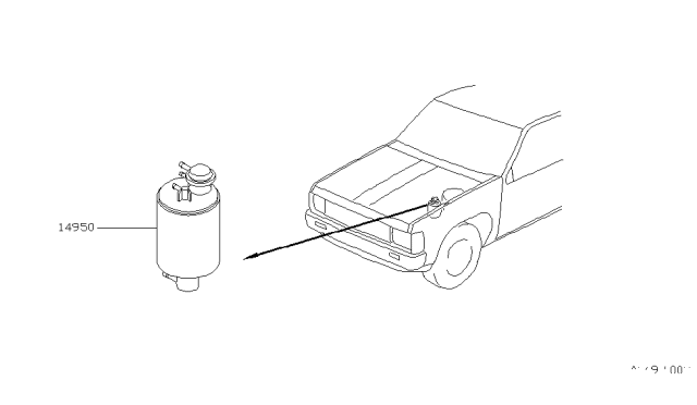 1994 Nissan Hardbody Pickup (D21) Air Pollution Control Diagram 1