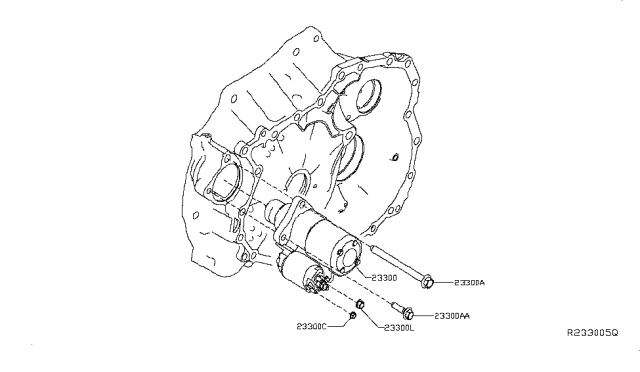 2017 Nissan Rogue US Make Starter Motor Diagram 1