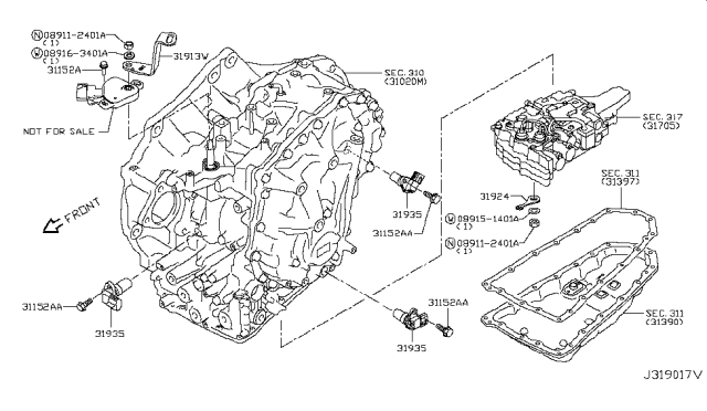 2015 Nissan Rogue Control Switch & System Diagram