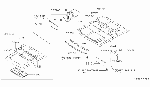 1986 Nissan Pulsar NX Roof Trimming Diagram 3