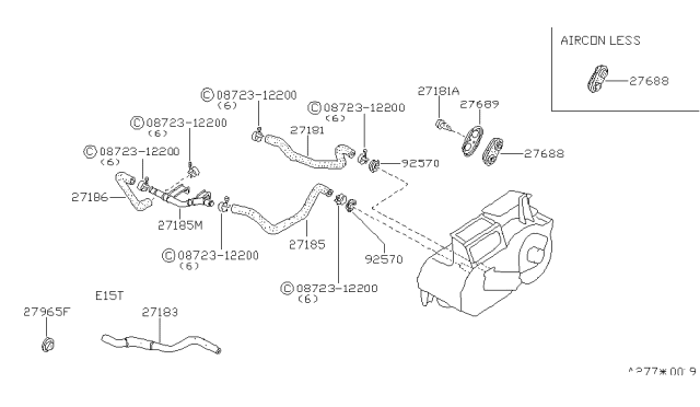 1986 Nissan Pulsar NX Piping Diagram