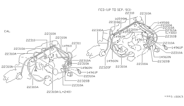 1984 Nissan Pulsar NX Engine Control Vacuum Piping Diagram 4