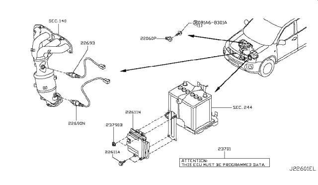 2014 Nissan Rogue Engine Control Module Diagram 1