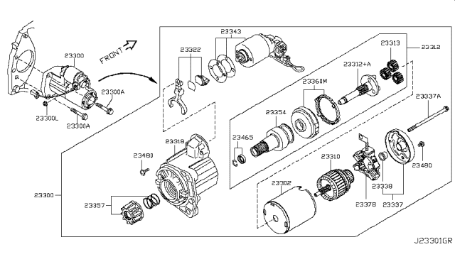 2014 Nissan Rogue Starter Motor Diagram 2