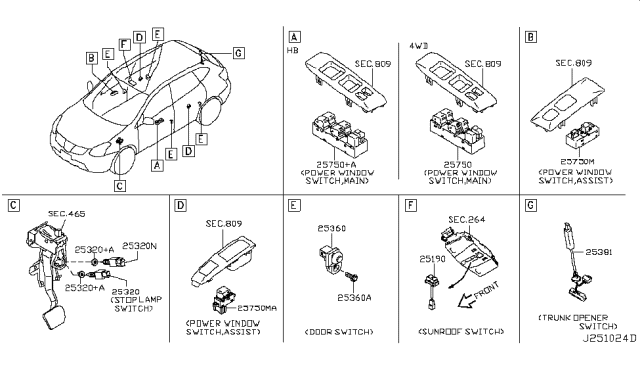 2010 Nissan Rogue Switch Diagram 1