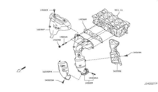 2014 Nissan Rogue Manifold Diagram 1