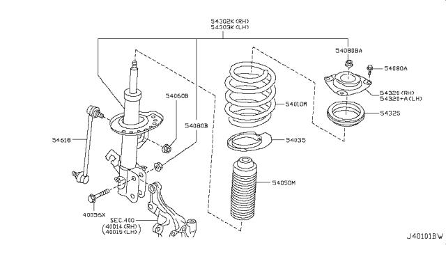 2012 Nissan Juke Front Suspension Diagram 4