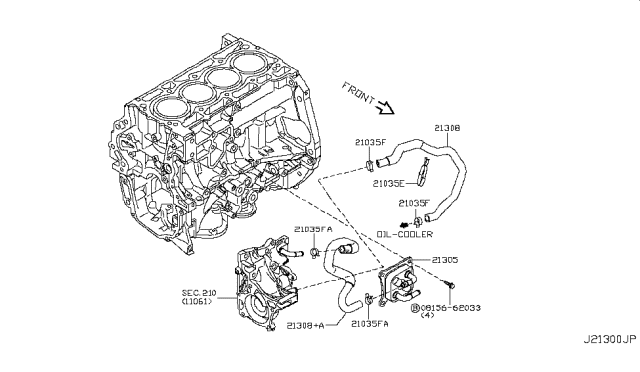 2012 Nissan Juke Oil Cooler Diagram 4