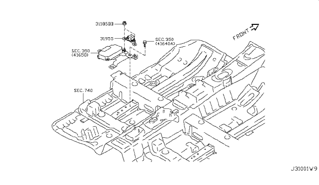 2015 Nissan Juke Auto Transmission,Transaxle & Fitting Diagram 22