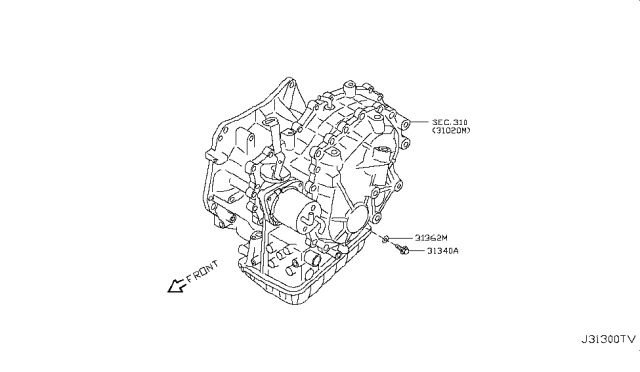 2016 Nissan Juke Engine Oil Pump Diagram 1