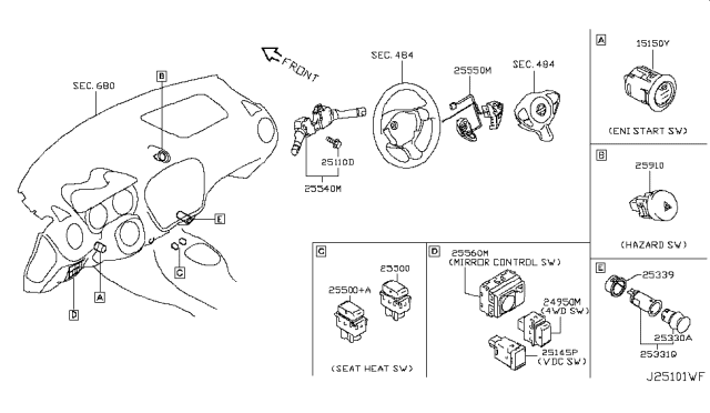 2012 Nissan Juke Switch Diagram 3