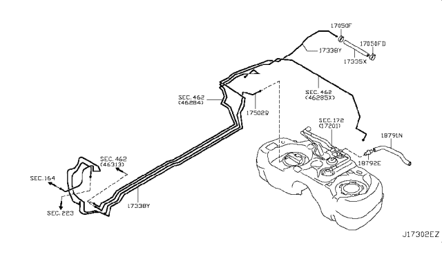 2016 Nissan Juke Fuel Piping Diagram 6