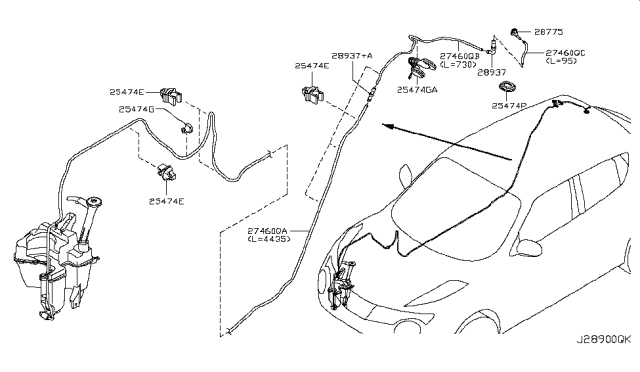 2013 Nissan Juke Windshield Washer Diagram 2