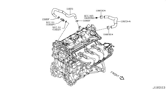 2017 Nissan Juke Crankcase Ventilation Diagram 1