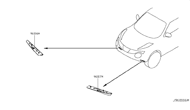 2011 Nissan Juke Air Spoiler Diagram