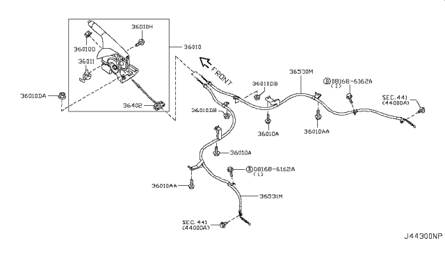 2014 Nissan Juke Parking Brake Control Diagram 2