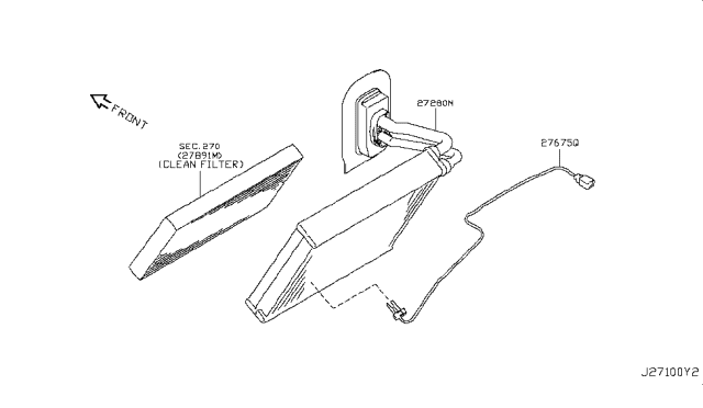 2017 Nissan Juke Cooling Unit Diagram