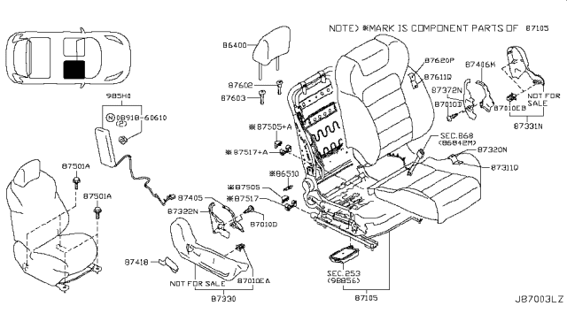 2017 Nissan Juke Front Seat Diagram 5