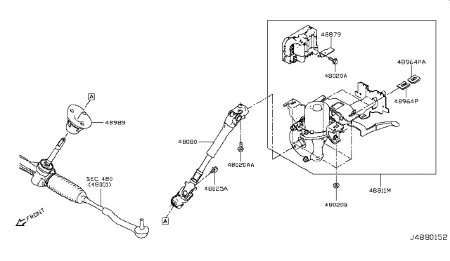 2016 Nissan Juke Steering Column Diagram 4