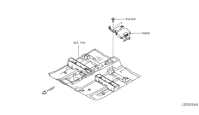 2017 Nissan Juke Transfer Control Parts Diagram