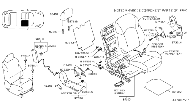 2015 Nissan Juke Front Seat Diagram 12