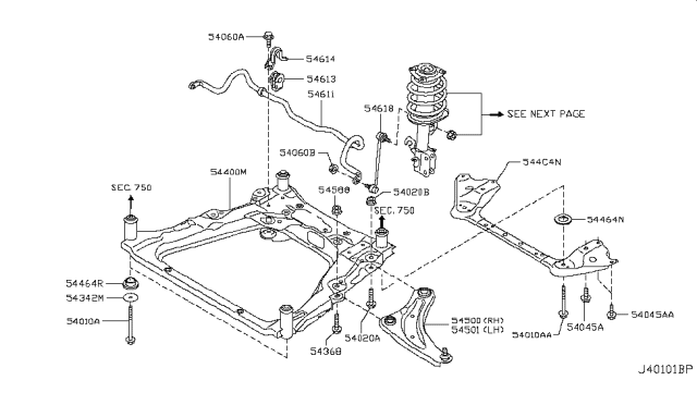 2012 Nissan Juke Front Suspension Diagram 1