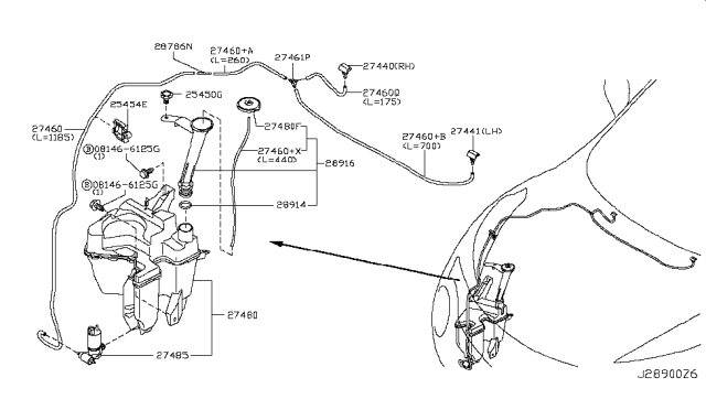 2015 Nissan Juke Windshield Washer Diagram 1