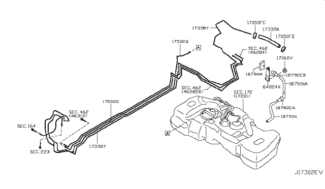 2016 Nissan Juke Fuel Piping Diagram 5