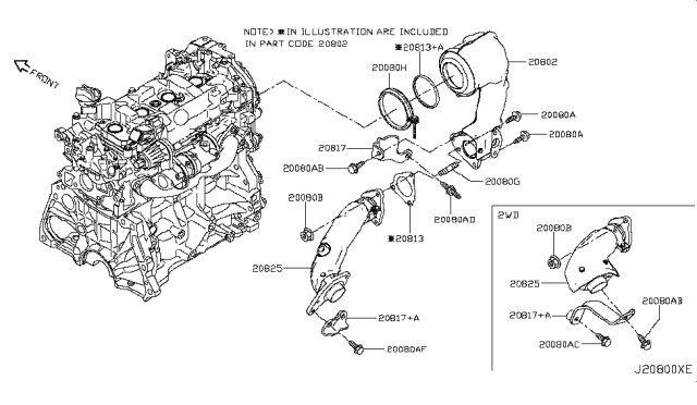 2017 Nissan Juke Catalyst Converter,Exhaust Fuel & URE In Diagram 3