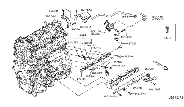 2016 Nissan Juke Fuel Strainer & Fuel Hose Diagram 2