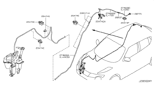 2011 Nissan Juke Windshield Washer Diagram 3