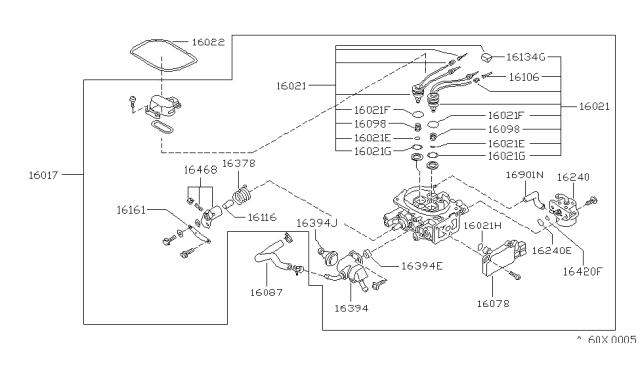 1984 Nissan 720 Pickup Carburetor Diagram 19