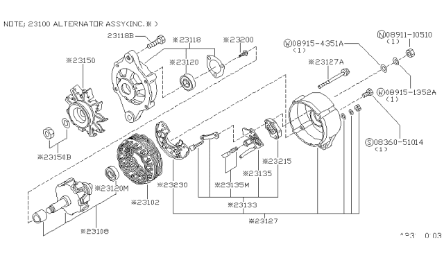 1986 Nissan 720 Pickup Alternator Diagram 8
