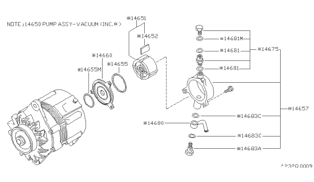 1985 Nissan 720 Pickup Vacuum Pump Diagram 2