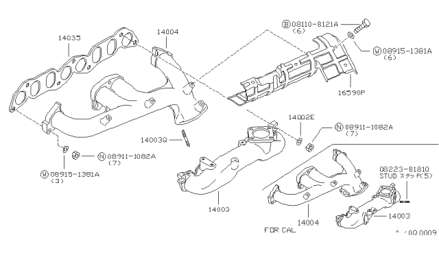1984 Nissan 720 Pickup Manifold Diagram 3