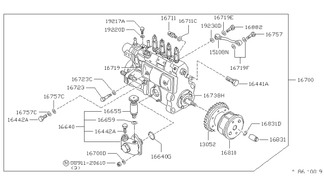 1982 Nissan 720 Pickup Fuel Injection Pump Diagram 1