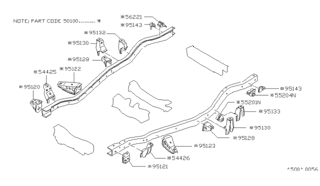 1981 Nissan 720 Pickup Frame Diagram 4