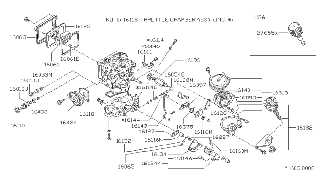 1986 Nissan 720 Pickup Carburetor Diagram 12