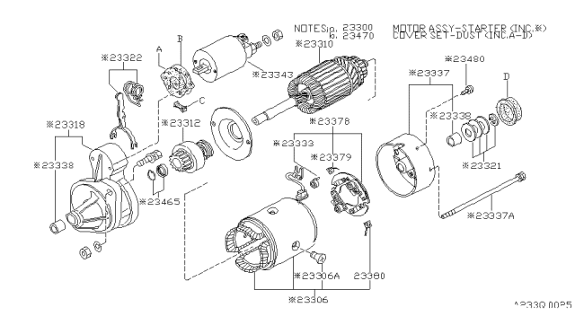 1981 Nissan 720 Pickup Starter Motor Diagram 9