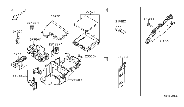 2010 Nissan Sentra Cover-USM Diagram for 284B9-ET001