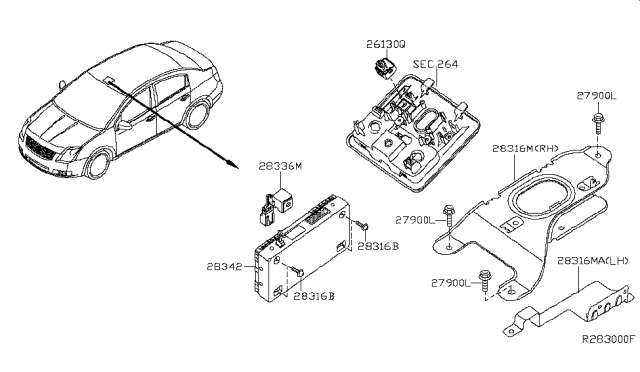 2010 Nissan Sentra Telephone Diagram 2