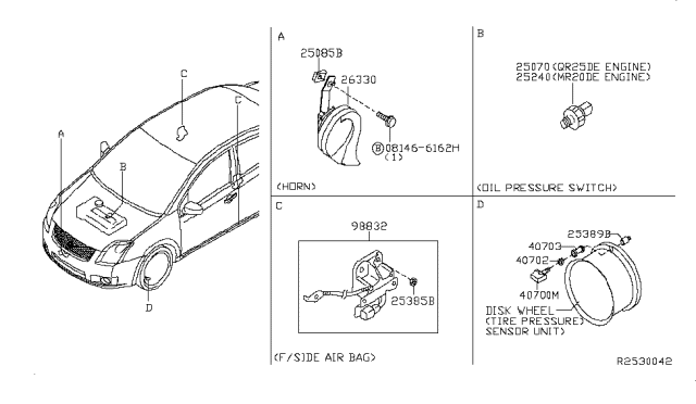 2007 Nissan Sentra Electrical Unit Diagram 3