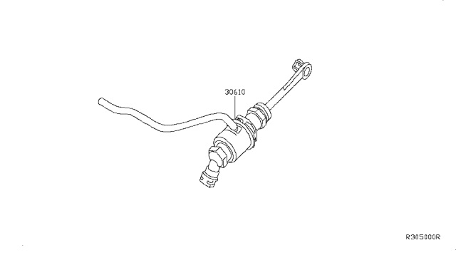 2010 Nissan Sentra Clutch Master Cylinder Diagram