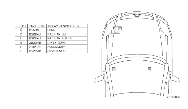 2011 Nissan Sentra Relay Diagram 1